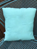 16" Custom Embroidered Pillow with Insert | stitchywoman.net