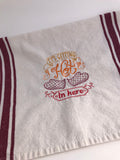 Old Style Embroidered Kitchen Towel. Sassy "It's Getting Hot In Here" Funny Tea Towel