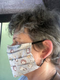 Face Masks Larger than Average NEW! Now in 3 sizes -- Regular, Small and Child  100% Cotton