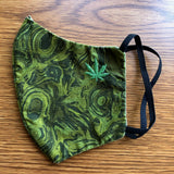 Marijuana Face Mask If ya gotta wear one, express yourself! 100% Cotton Handmade