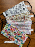 More Face Masks Lighter shades of fabric Colorful One for Bee Lovers