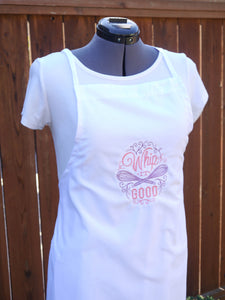 Funny Saying Embroidered Apron. "Whip it Good" Gift for Cooks and Bakers