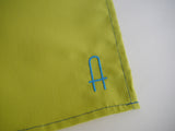 Recycled Fabric Cloth Napkin. Personalized embroidered Monogram Eco Friendly