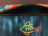 Little Fish Embroidered Small Bag | stitchywoman.net