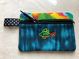 Little Fish Embroidered Small Bag | stitchywoman.net