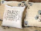 Pillow Cover Embroidered "Paris" | stitchywoman.net