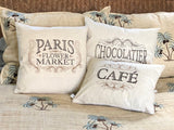 Pillow Cover Embroidered "Paris" | stitchywoman.net