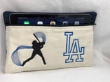 DODGER Embroidered iPad bag | stitchywoman.net