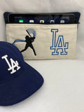 DODGER Embroidered iPad bag | stitchywoman.net