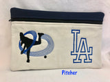 DODGER Embroidered iPad bag | stitchywoman.net