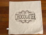 Pillow Cover Embroidered "Chocolatier" | stitchywoman.net