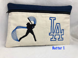 DODGER Embroidered iPad bag | stitchywoman.net