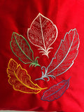 Feathers Embroidered Tote Bag | stitchywoman.net