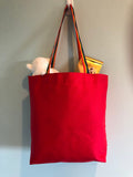 Feathers Embroidered Tote Bag | stitchywoman.net