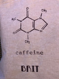 Caffeine Lovers Embroidered Tote Bag | stitchywoman.net