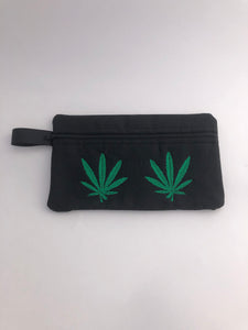 Marijuana Embroidered Medium Bag | stitchywoman.net