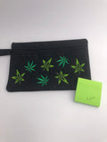 Marijuana Embroidered iPad or Tablet Bag | stitchywoman.net