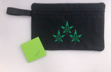 Marijuana Embroidered iPad or Tablet bag 2 | stitchywoman.net