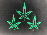 Marijuana Embroidered iPad or Tablet bag 2 | stitchywoman.net