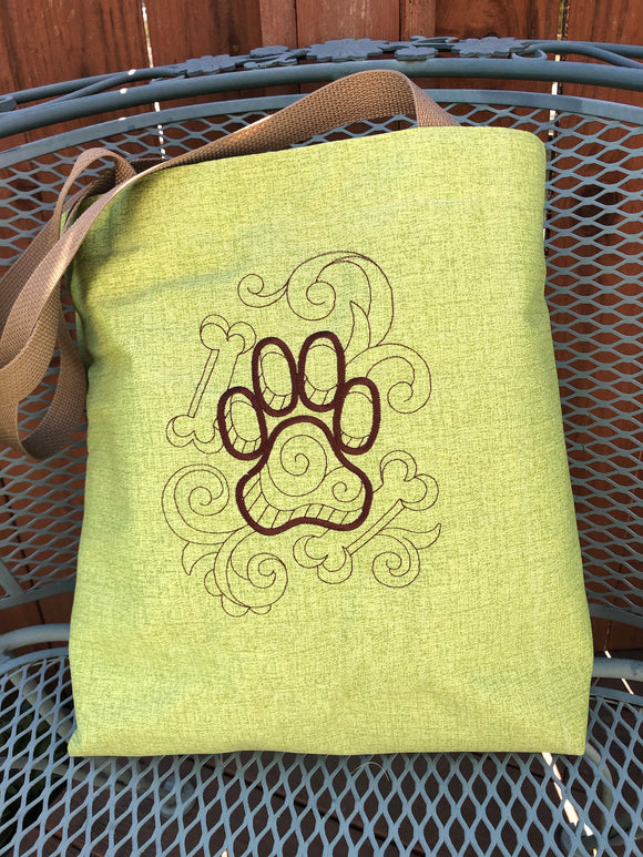 Dog Paw Embroidered 