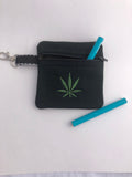 Marijuana Embroidered Tiny Bag 2 | stitchywoman.net