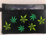 Marijuana Embroidered iPad or Tablet Bag | stitchywoman.net