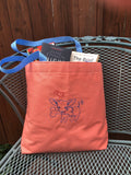 Puppy and Heart Embroidered "Alyson" Tote Bag | stitchywoman.net