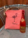 Flamingo Embroidered "Tawna" Tote | stitchywoman.net